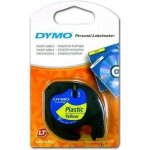 Dymo S0721620, černý tisk/žlutý podklad, 4m, 12mm – Zboží Dáma