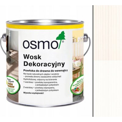 Osmo 3186 Dekorační vosk intenzivní 0,75 l Bílá mat – Hledejceny.cz