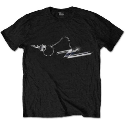 ZZ Top Hot Rod Keychain Černá S Hudební tričko