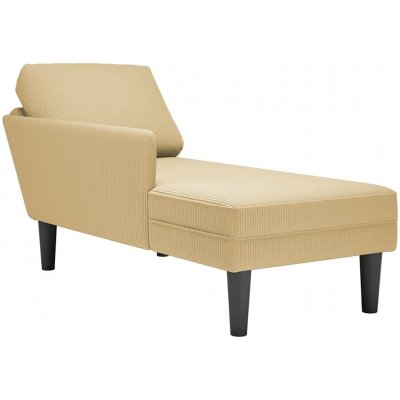 vidaXL s polštářem šedozelená manšestr textil 11461.4009819 – Sleviste.cz