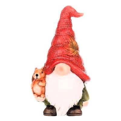 Trpaslík červená čepice veverka – Zboží Dáma