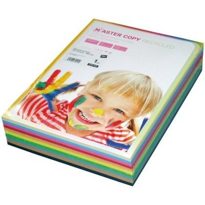 Master copy recycled A4 80 g 500 listů mix barev – Zboží Dáma
