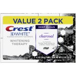 Crest 3D WHITE Whitening Therapy CHARCOAL s černým uhlím 2 x 116 g – Hledejceny.cz