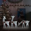 Vánoční osvětlení DKD HOME DECOR Vánoční dekorace Sob 270x7x90 cm Bílá studená bílá síťovina