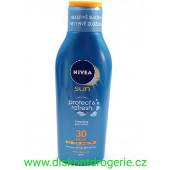 Nivea Sun Protect & Refresh chladivé mléko na opalování SPF30 200 ml