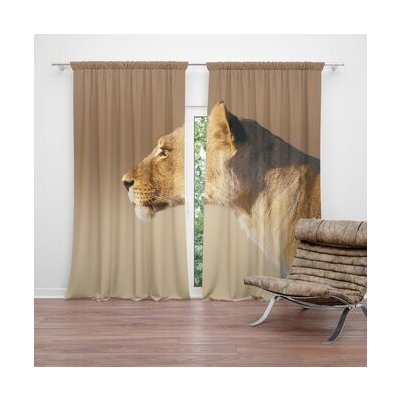 Sablio Závěs Lvice 2: 2ks 140x250cm – Hledejceny.cz