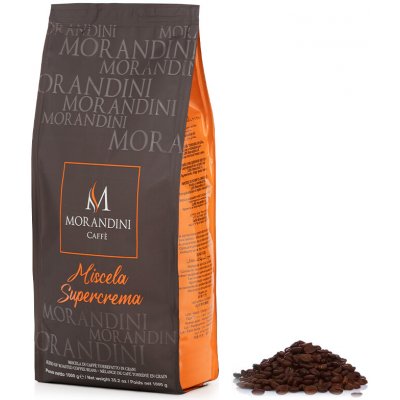 Morandini Káva Supercrema zrnková 1 kg – Hledejceny.cz