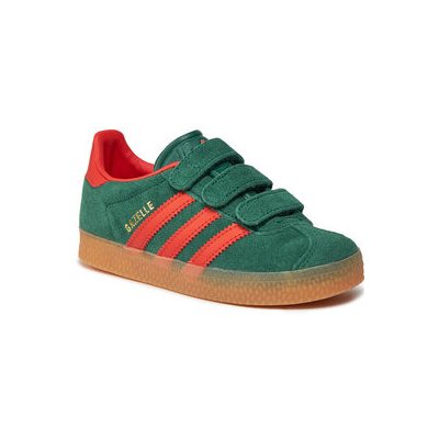 adidas Gazelle Kids IE8674 Cgreen/Prered/Gum – Zboží Mobilmania