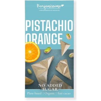 Benjamissimo Čokoláda Pistácie a Pomeranč Bio 70 g – Sleviste.cz