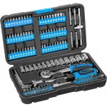 Güde Sada nástrčných klíčů a bitů s ráčnou v kufříku 130 dílů – Zboží Dáma
