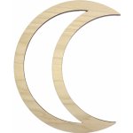 Chráněná dílna Dřevěný svět Rám pro macramé měsíc 20 cm – Zboží Mobilmania