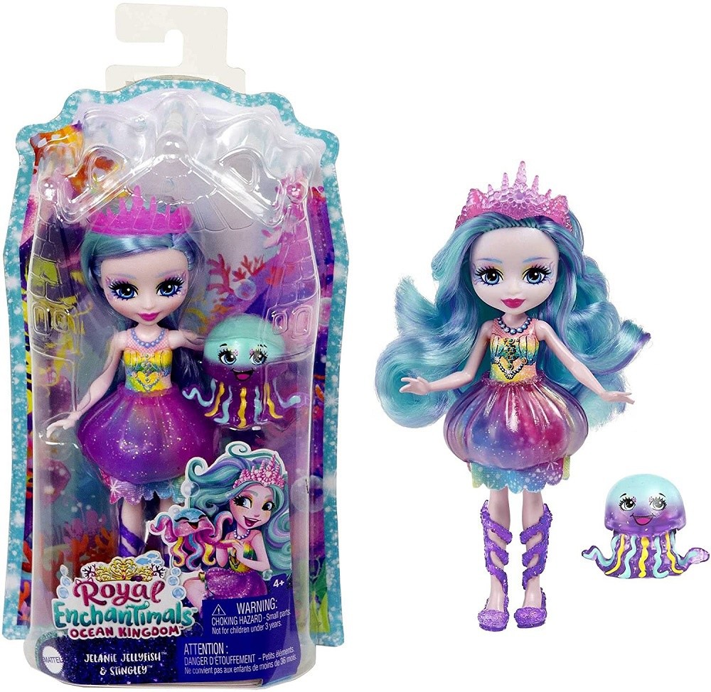 Mattel Enchantimals Royal Enchantimals Jelanie Jellyfish