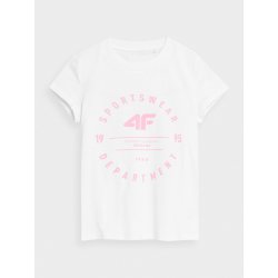4F dětské tričko 4FJSS23TTSHF280 white