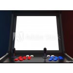 WEBLUX 224483982 Fototapeta plátno Gaming Arcade Machine with Blank Screen for Your Design. 3d Rendering Herní arkádový stroj s prázdnou obrazovkou pro váš návrh. 3D vy rozměry 160 x 116 cm – Zbozi.Blesk.cz