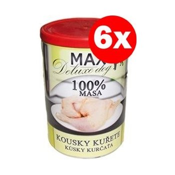 Max Deluxe kousky kuřete 6 x 400 g