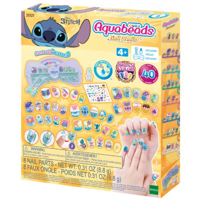 AQUABEADS Nehtové studio, spojování vodou (Stitch) – Zboží Mobilmania