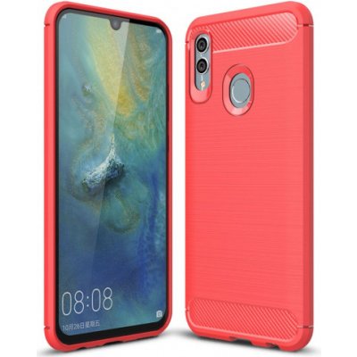 Pouzdro JustKing s broušenou a karbonovou texturou Huawei P Smart 2019 / Honor 10 Lite - červené – Zboží Mobilmania