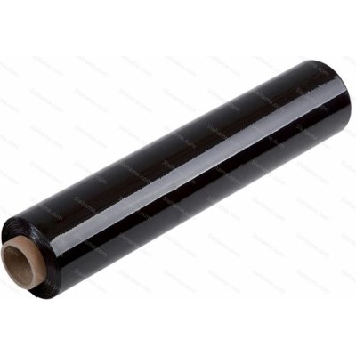 Ruční stretch fólie 50 cm (23 mikronů), černá – Sleviste.cz