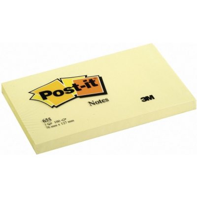 3M 3M Post-it bločky 655Y, velikost 76 x 127 mm (655Y) – Zboží Dáma