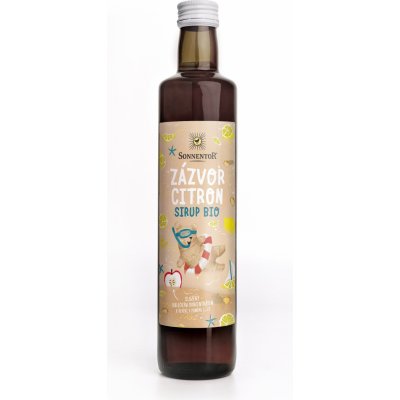 Sonnentor Zázvor citron sirup bio 500 g – Hledejceny.cz