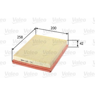 Vzduchový filtr VALEO 585735 – Hledejceny.cz