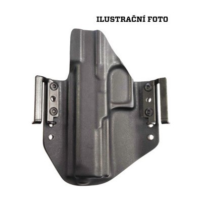 RH Holster vnější kydex Glock 17 + TLR-7A pravé plný swtg černé průvlek 45 mm – Zbozi.Blesk.cz