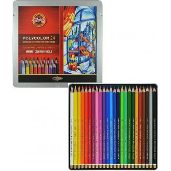 Koh-I-Noor : Polycolor : Artist Colored Pencils 3824 : Set Of 24 : Portrait