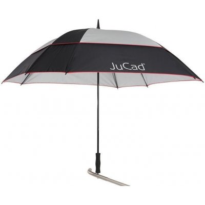 JuCad Telescopic Windproof 68" černo/stříbrno/červený – Zboží Dáma