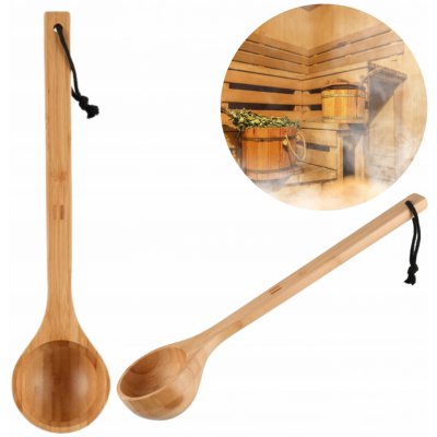 Rento 176320 naběračka do sauny 43cm bambus – Zboží Dáma