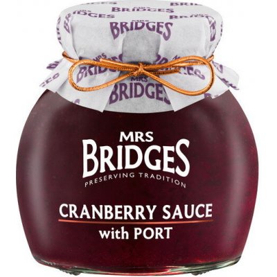 Mrs. Bridges Brusinková zavařenina s Portským vínem 340 g – Zboží Mobilmania