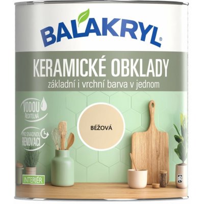 Balakryl Keramické Obklady béžová 0,75l – Hledejceny.cz