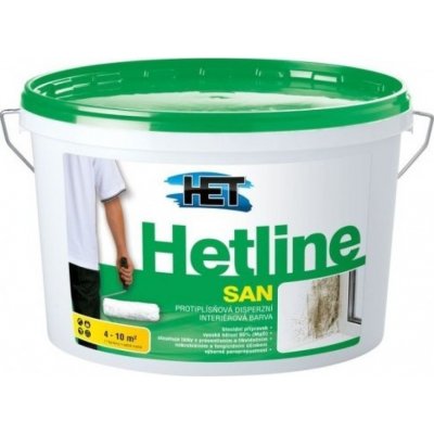 HETLINE SAN ACTIVE malířský nátěr proti plísni bílý 15 kg