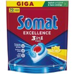 Somat Excellence 3v1 kapsle do myčky Lemon 70 ks – Sleviste.cz