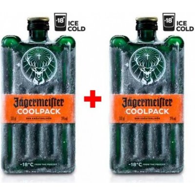 Výhodný balíček: 2x Jägermeister Coolpack 0,35L s 20% slevou
