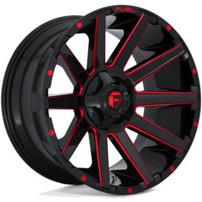 Fuel D643 CONTRA 10x20 6x139,7 ET19 gloss black red tinted clear | Zboží Auto