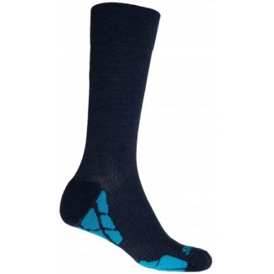 SENSOR ponožky HIKING MERINO tm. modro/modré