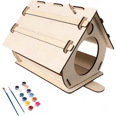 Kreativní sada Maaleo 22585 Dřevěná ptačí budka s barvami 00022585 – Zboží Dáma Kreativní sada Maaleo 22585 Dřevěná ptačí budka s barvami 00022585 – Zboží Dáma