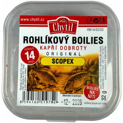 Chytil Rohlíkové Boilies 32 g 14 mm Scopex – Hledejceny.cz