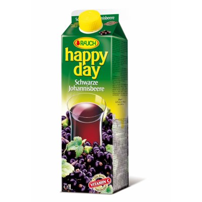 Rauch Happy Day černý rybíz 1 l – Zboží Dáma