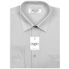 Pánská Košile AMJ košile s dlouhým rukávem Světle šedá JDR82 10