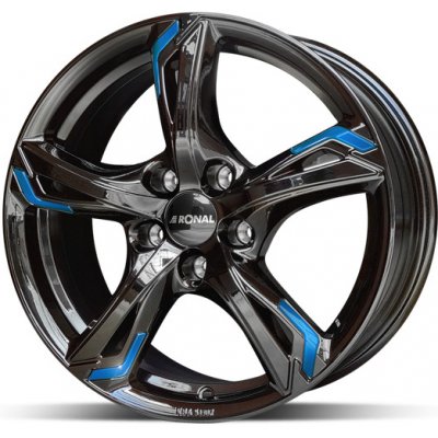 Ronal R62 7,5x18 5x112 ET35 jetblack blue