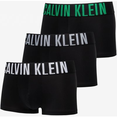 Calvin Klein Intense Power Microfiber Stretch Low Rise Trunk 3-Pack Black – Zboží Dáma