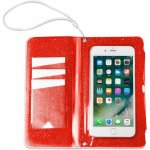 Pouzdro CELLY Splash Wallet voděodolné na telefony 6.2 ", oranžové
