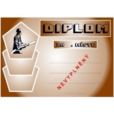 VIZINGR Hasiči diplom A4 č.16 – Zboží Dáma