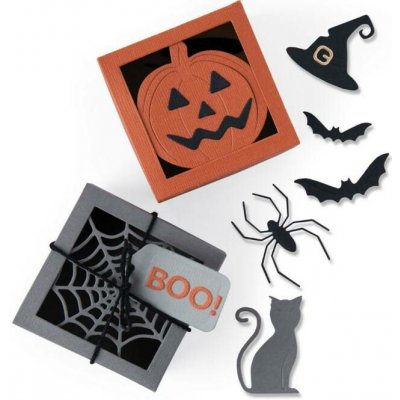 Sizzix Thinlits 12 ks Halloween vyřezávací šablo – Hledejceny.cz