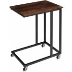 tectake 404219 odkládací stolek luton - industrial tmavé dřevo – Zbozi.Blesk.cz