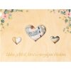 Obálka Albi Svatební dřevěná kapsa na peníze Srdce 21,9 cm x 15,9 cm x 1 cm