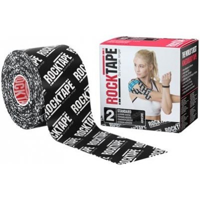 RockTape Kineziologický tejp Design Black Logo 5cm x 5m – Zbozi.Blesk.cz