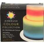 Sugarflair Sada barev na airbrush 8x14ml – Sleviste.cz
