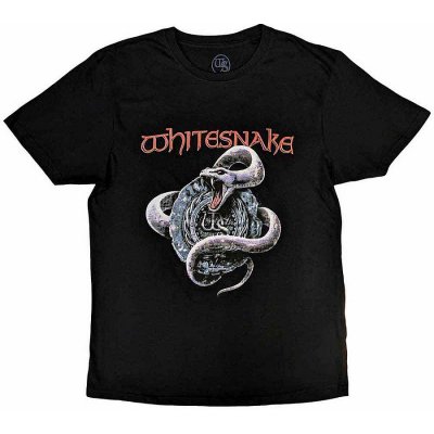 Whitesnake tričko Silver Snake Black pánské